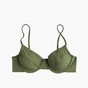 J.Crew bikini top in green